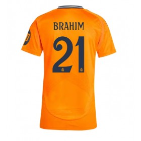 Real Madrid Brahim Diaz #21 Borta Kläder Dam 2024-25 Kortärmad